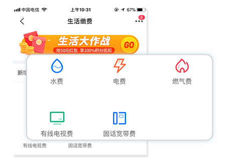 选择缴费类型