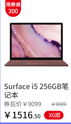 Surface i5 256GB笔记本