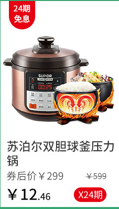 苏泊尔双胆球釜压力锅
