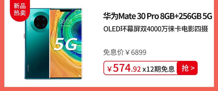 华为Mate 30 Pro 8GB+256GB 5G