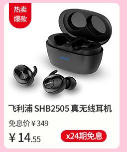 飞利浦 SHB2505 真无线蓝牙耳机